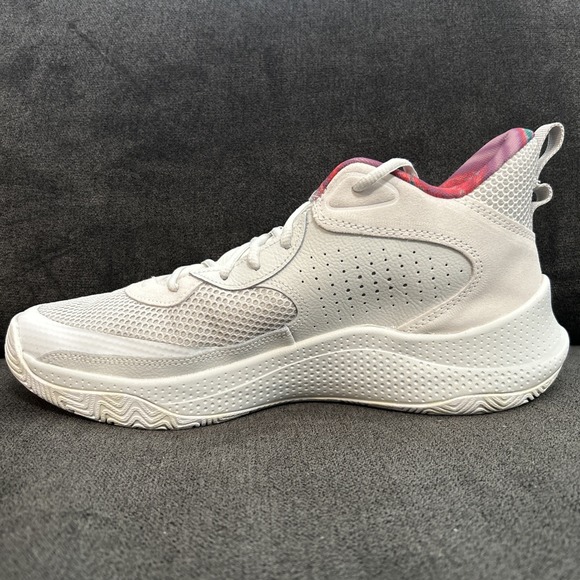 Under Armour Curry 3Z 24 SDE Men 11.5 White Basketball Athletic Shoe 3028191-114 - Picture 2 of 8
